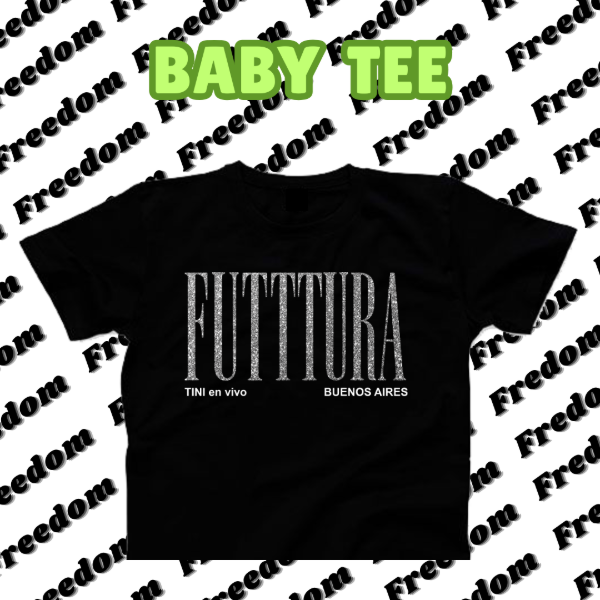 Producto - Baby tee FUTTTURA -tini en vivo