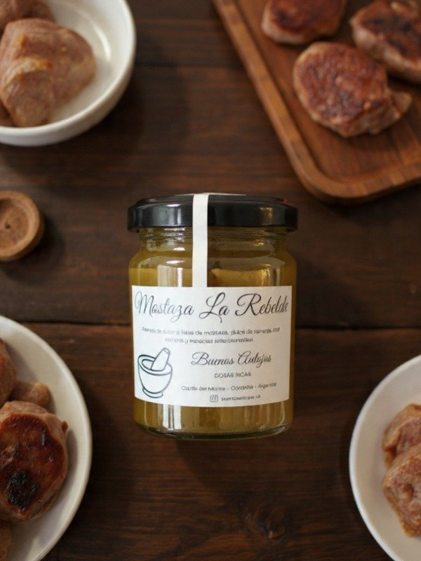 Producto - Mostaza agridulce -  La Rebelde