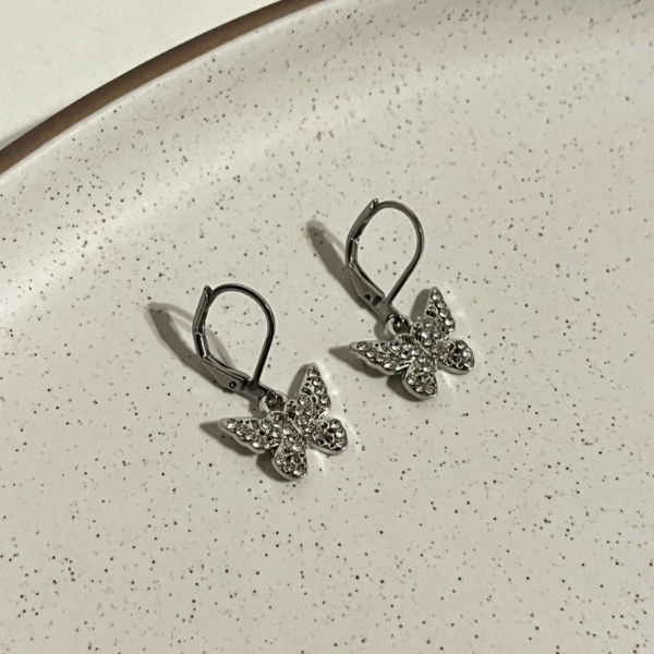 Producto - Aros Anne (con strass) - Brisura de acero quirúrgico