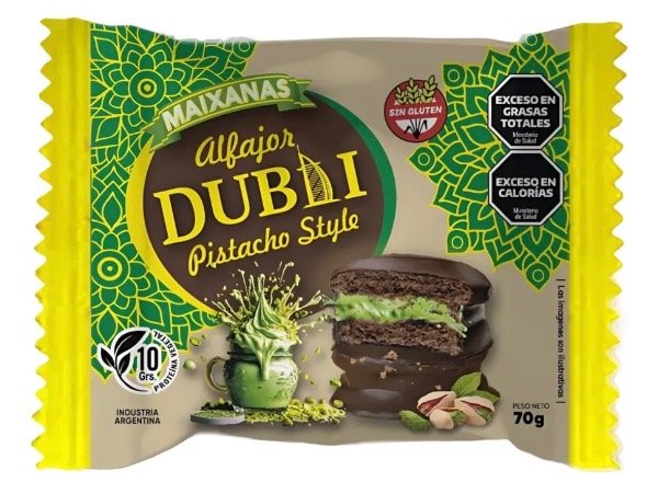 Producto - ALFAJOR MAIXANA DUBAI