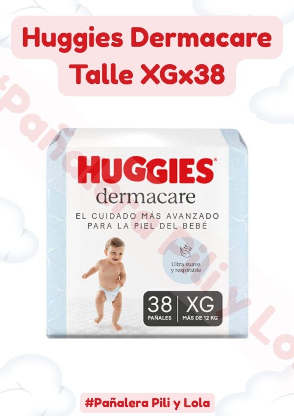 Producto - Huggies Dermacare XG x38