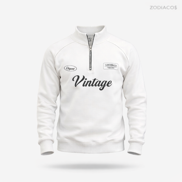 Producto - BUZO C/CIERRE VINTAGE CREAM