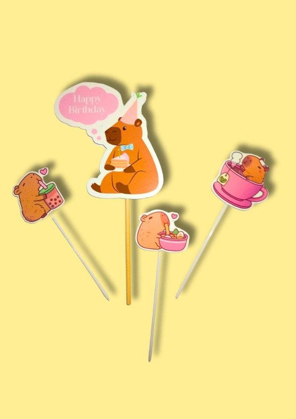 Producto - Toppers- capibara