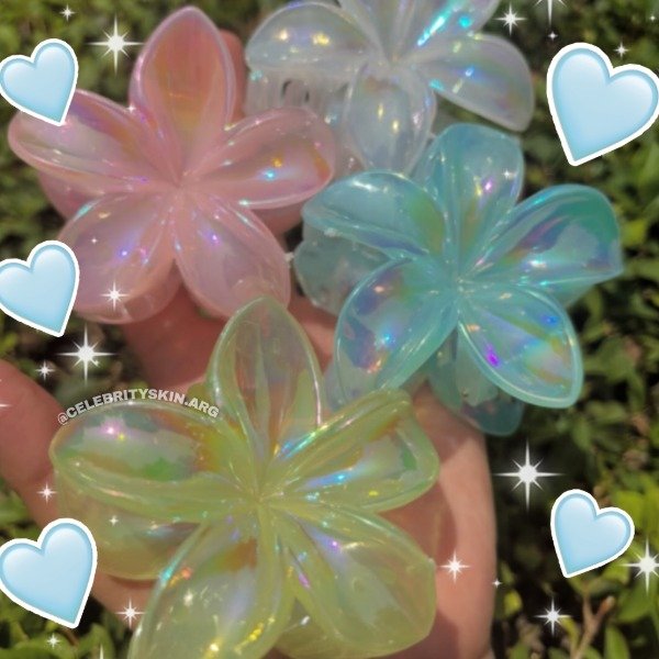 Producto - BROCHE HAWAII HOLOGRAFICO TAMAÑO GRANDE X 3 UNIDADES