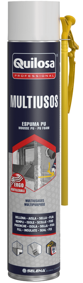 Producto - Espuma de Poliuretano Multiuso 750ml Canula - Quilosa