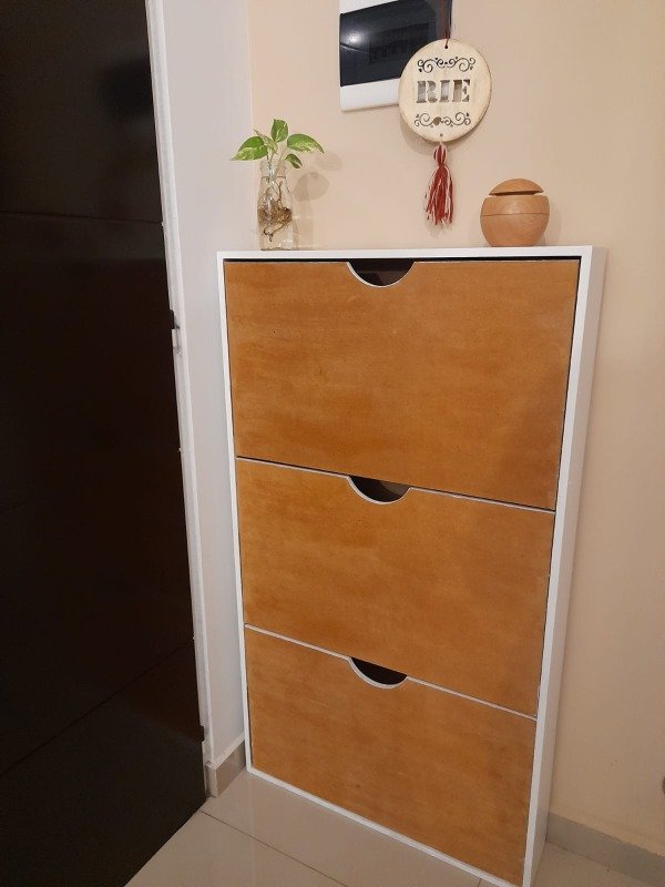 Producto - BOTINERO 3  PUERTAS MINI PARA 12 PARES PINTADO Y LAQUEADO - 3