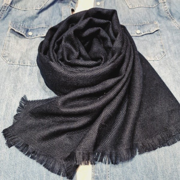 Producto - Bufandón Liso Negro