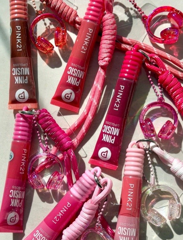 Producto - Lip gloss c/ llavero para celular/cartera pink 21 - 0