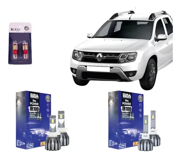 Producto - Kit Cree Led IR100 Luz Baja Y Alta Renault Duster