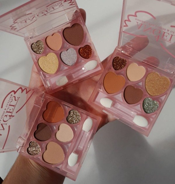 Producto - Paleta de sombras corazón - 4 Angels