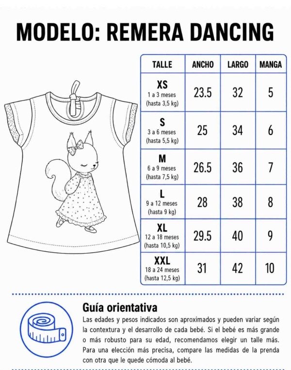 Producto - Reme Dancing con detalle de Tull talles hasta 3 años - 3