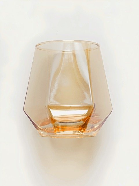 Producto - Vaso hexagonal dorado tornasol 240 ML
