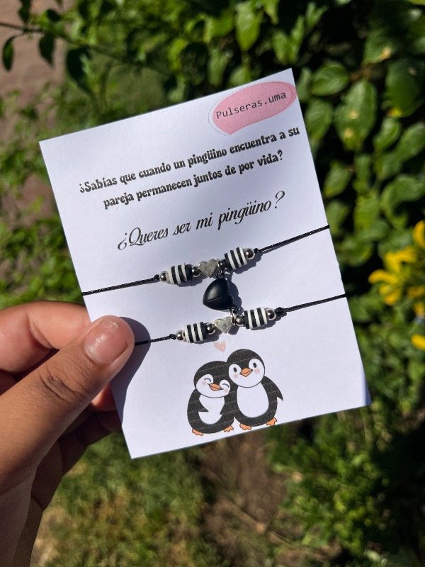 Producto - Pingüino fimo con imán