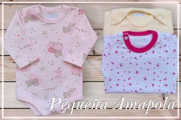 Producto - BODYS (T. 4 al 6) LISOS Y ESTAMPADOS / PACK X3