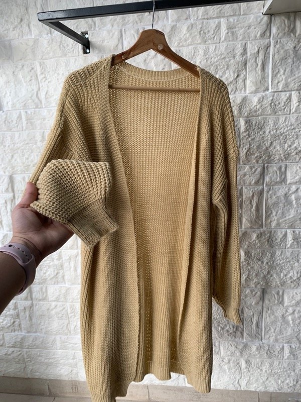 Producto - Saco tejido con puños