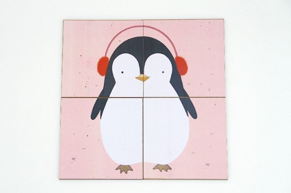 Producto - ROMPECABEZAS 4 PIEZAS PINGÜINO