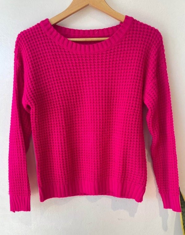 Producto - Sweater fucsia talle único