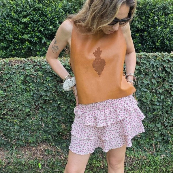 Producto - Top de cuero ALÚ