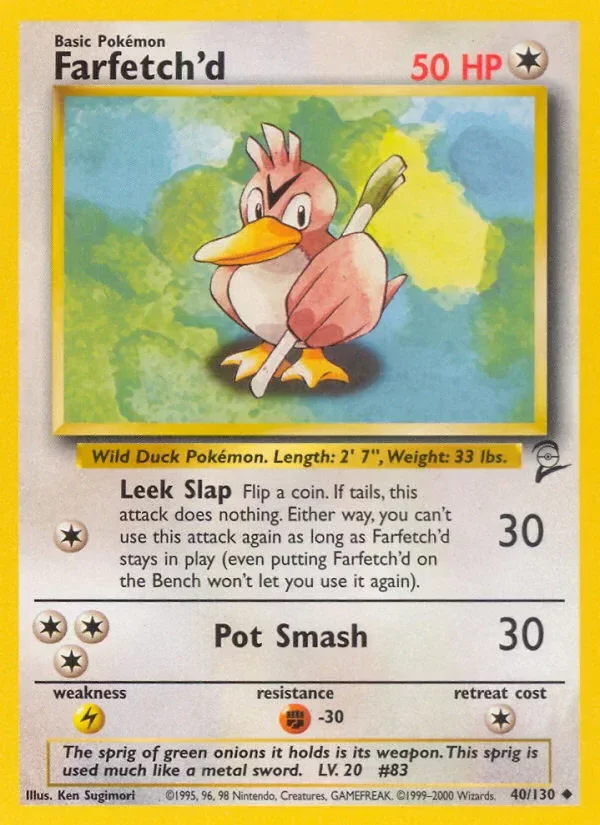 Producto - Farfetch'd (40/130) [Base Set 2]