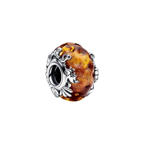 Producto - CHARM CRISTAL MURANO REY LEÓN