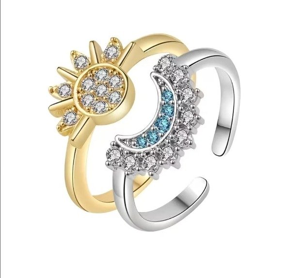 Producto - Anillos Para Compartir Sol y Luna - 5
