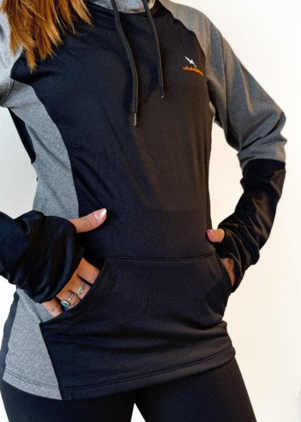Producto - Buzo Térmico c/ Capucha y Cangurito Combinado