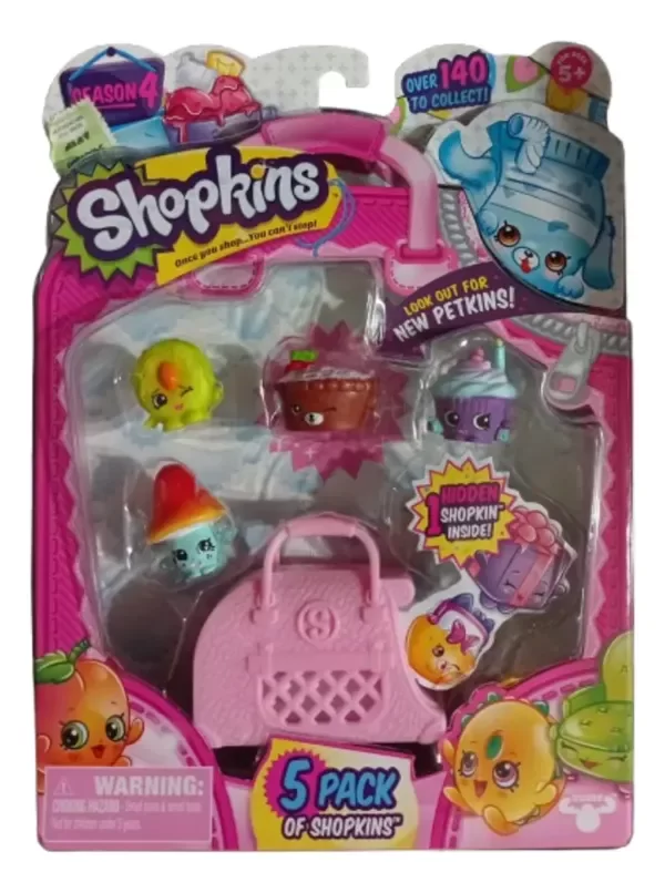 Producto - Shopkins Serie 4 Blister X 5 (dona verde)
