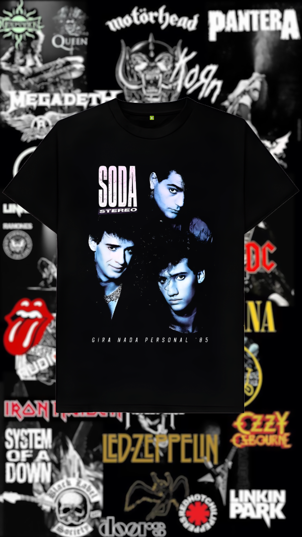 Producto - Remera Soda Stereo "me veras volver"