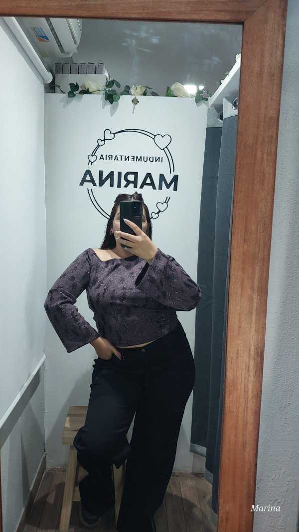 Producto - Wide leg Negro Elastizado Plus Size
