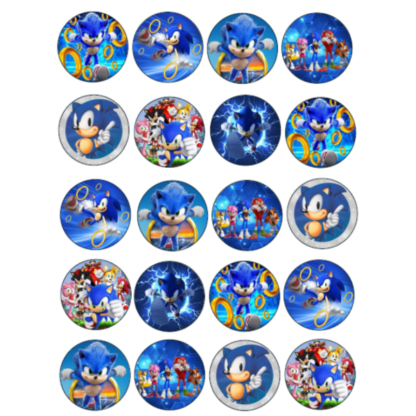 Producto - Lamina oreos bañadas Sonic