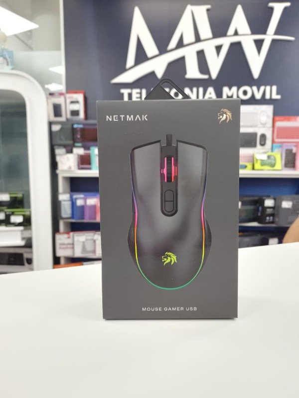 Producto - Mouse Gamer 7D RGB Netmak NM-GM53