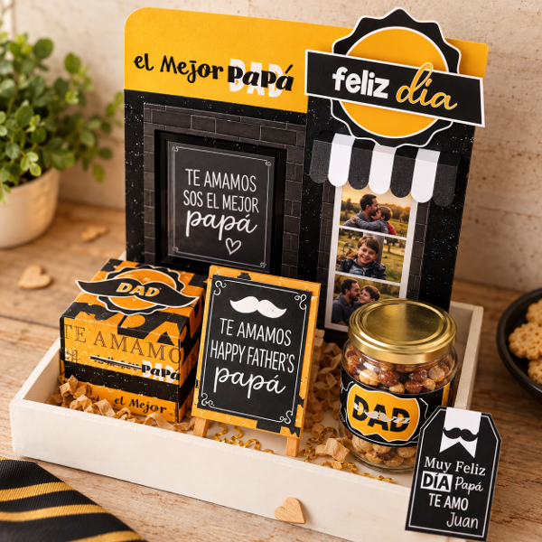 Producto - Taller de Bandeja para Papá BarberShop Desayuno (Formato A4 Digital) - 0