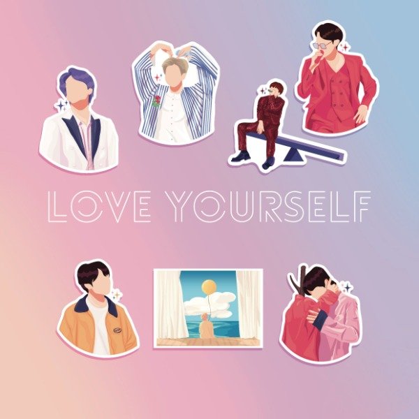 Producto - Stickers 'Love Yourself'