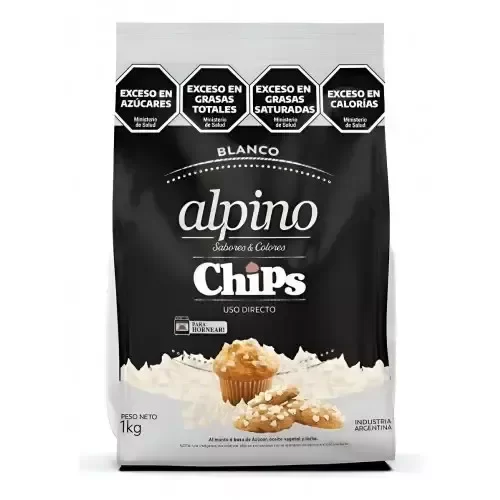 Producto - Chips blanco, alpino 1kg