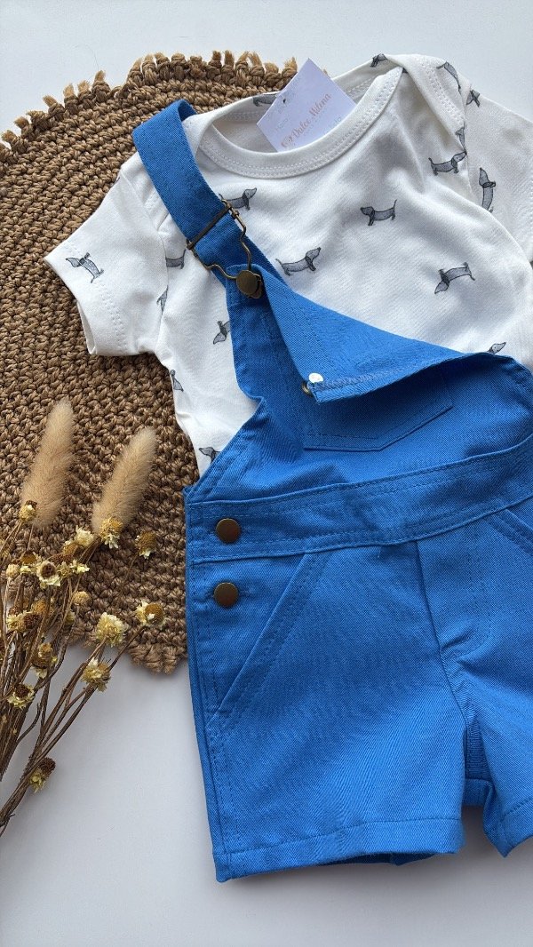 Producto - Jardinero Azul unisex talles hasta 4 años - 3