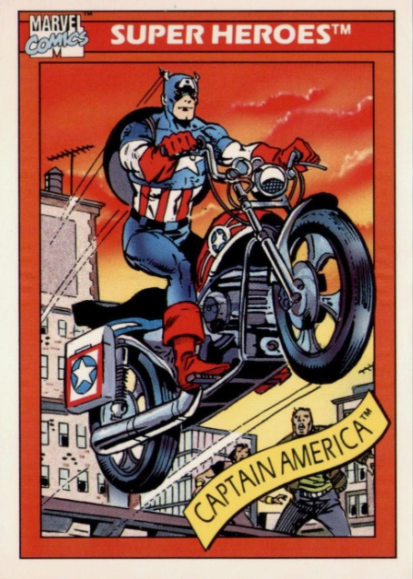 Producto - 1990 Impel Marvel Universe #31 - Captain America