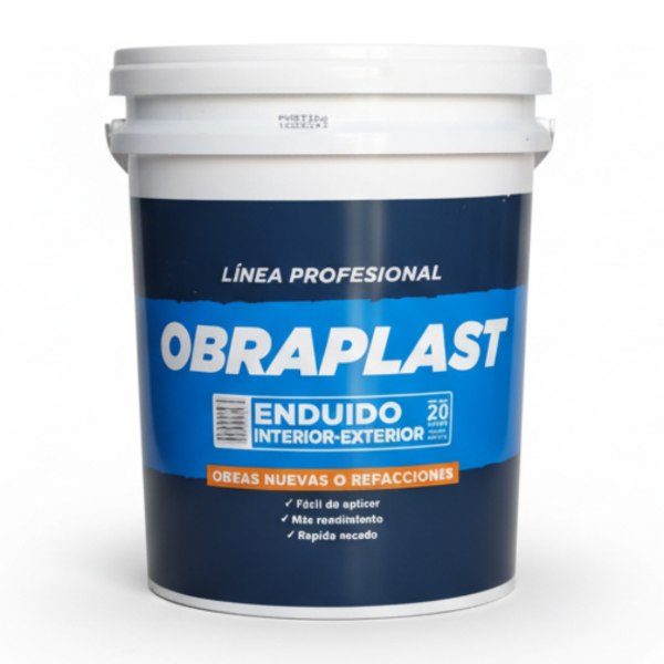 Producto - Enduido Obraplast Interior Exterior 20 Lt / 32 Kg