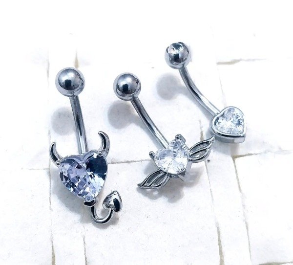 Producto - Piercing Ombligo corazón
