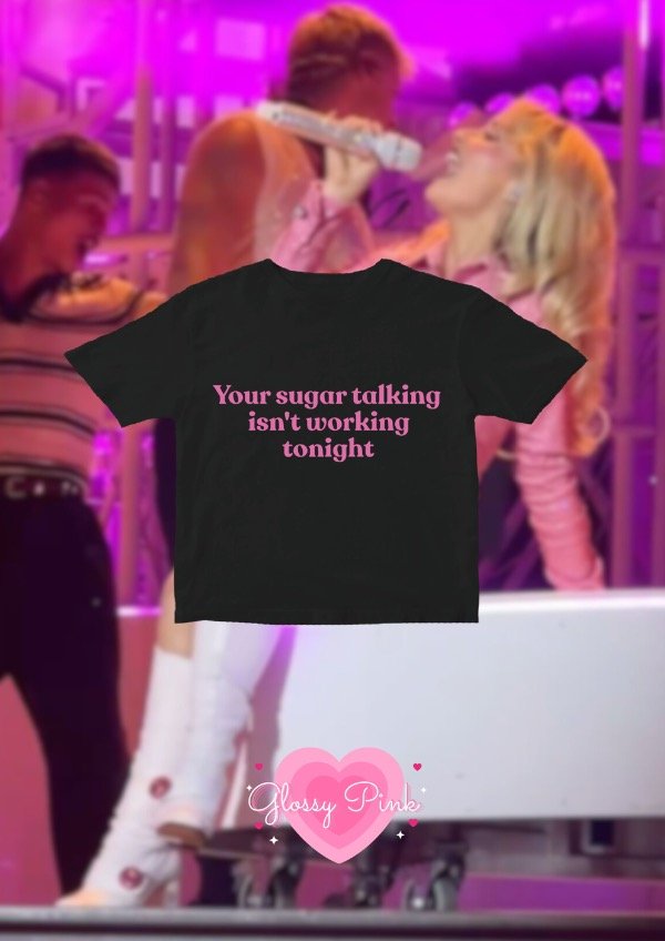 Producto - Baby Tee Sugar Talking - DTF