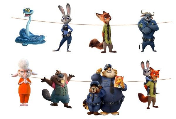 Producto - GUIRNALDA ZOOTOPIA