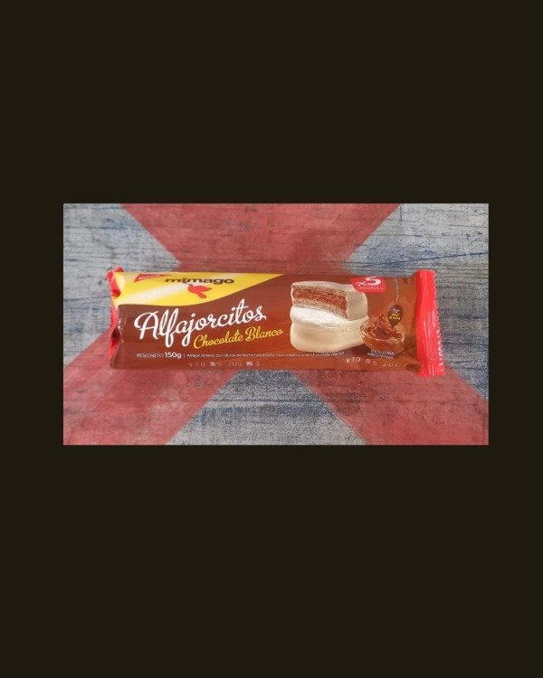 Producto - ALFAJORES EN BANDEJITA BLANCO