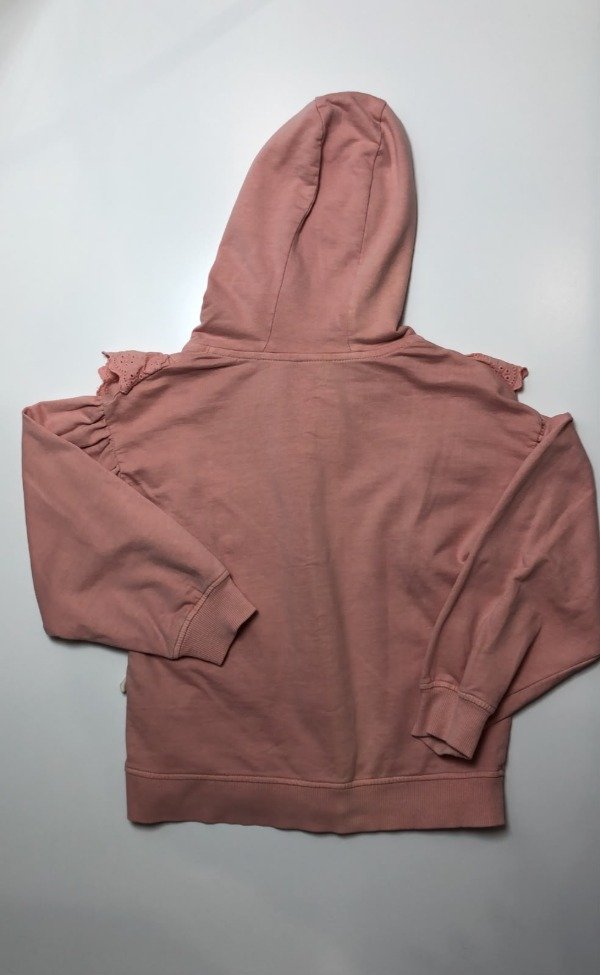 Producto - Buzo con cierre rosa con detalle puntilla Cheeky 8 años - 2