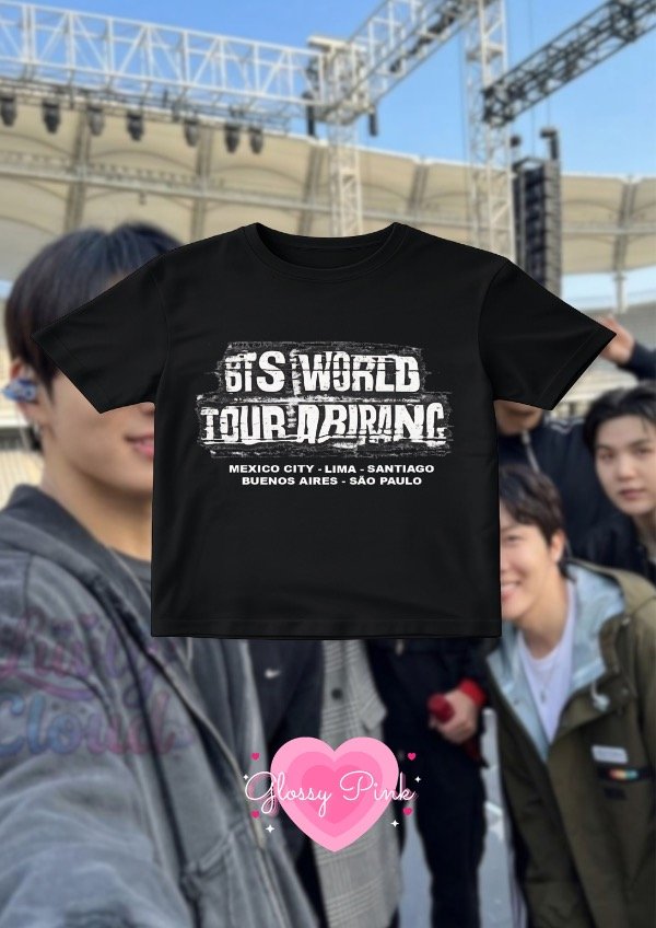 Producto - Baby Tee Arirang World Tour Latam - DTF