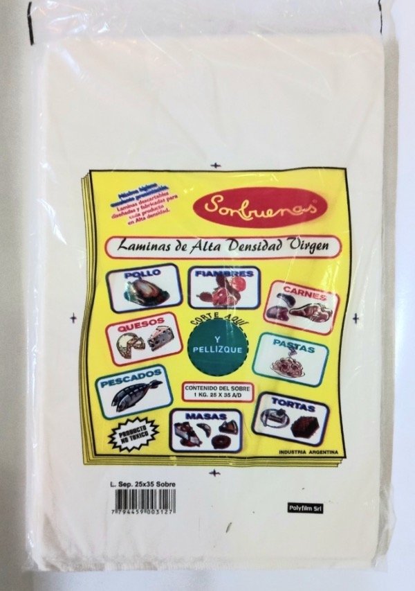 Producto - Lámina Folex 25x35 cm SonBuenas paq de 1 Kilo