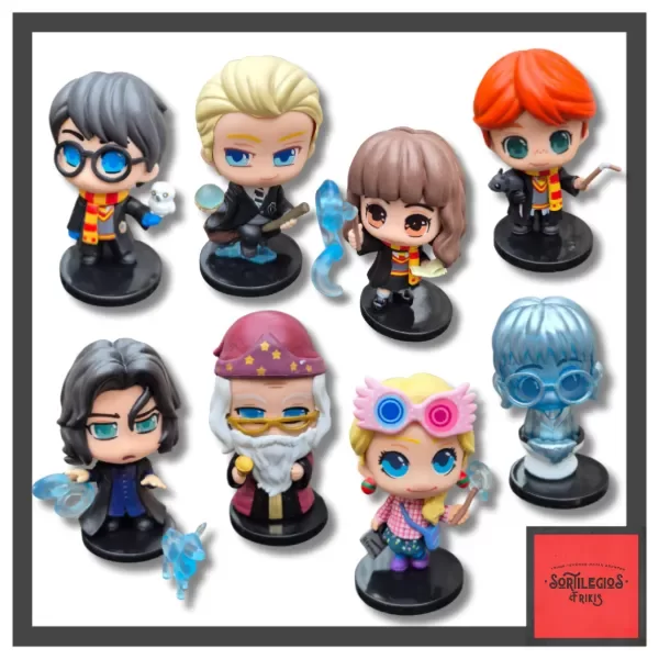 Producto - GASHAPONES HARRY POTTER 8PCS PVC 8-9 CM