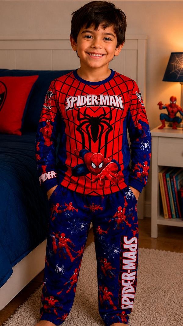 Producto - Conjunto pijama plush infantil  - SPIDERMAN