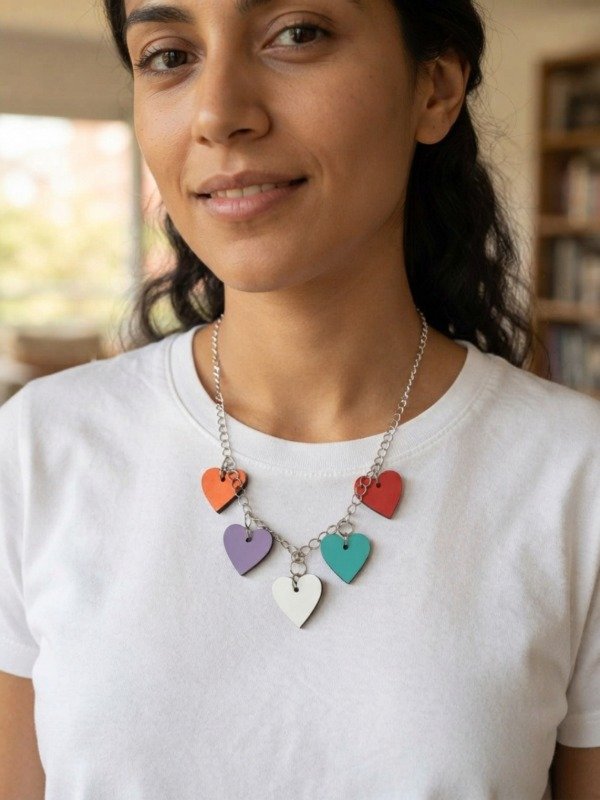 Producto - Collar Multi corazón / Combinado - 0