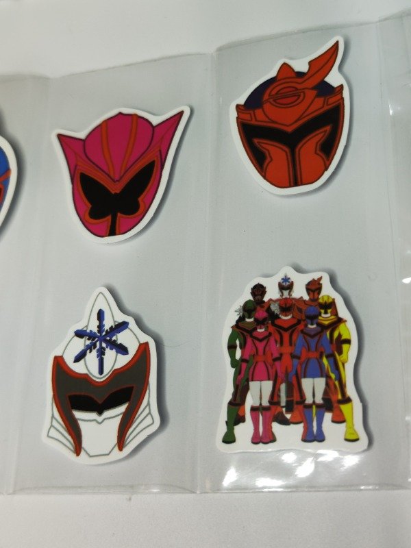 Producto - Pack Stickers / Power Rangers Lote N4 5 cm - 1