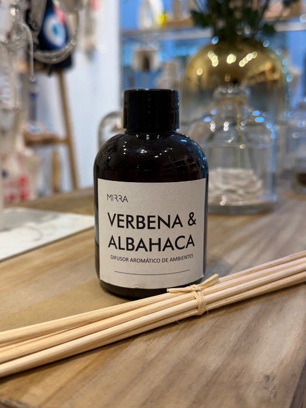 Producto - Difusor ÁMBAR - Verbena y Albahaca -