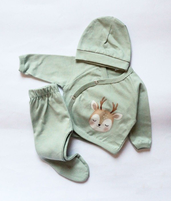 Producto - ARTICULO 822 - P- AJUAR CLASICO DE ALGODON  ESTAMPA DTF CIERVO